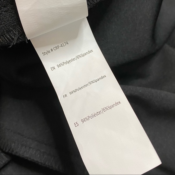 🆕 Urban Heritage Women’s Fit + Flare Pants w Bias Cut Ruffle Slit in Black [M] - Picture 5 of 9